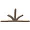 Ekena Millwork Richland Smooth Timber Gable Bracket, Douglas Fir, 96"W x 56"H x 3 1/2"D x 5 1/2"F, 14/12 Pitch GBW096X56X0406RIC00SDF - alternate 4